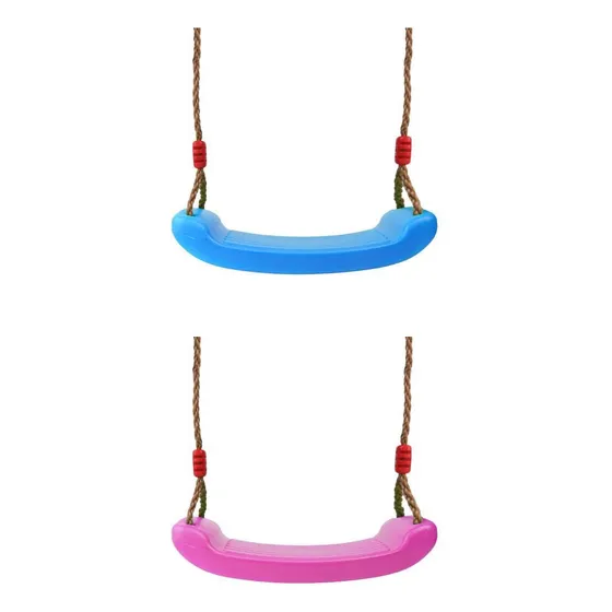 Set De 2 Piezas De Columpio Al Aire Libre Asiento Grueso Con