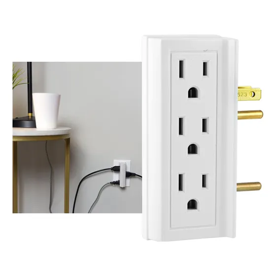 Extensor De 6 Salidas Con Acceso Lateral Y Llave De Pared
