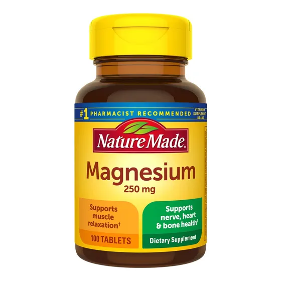 Suplemento Natural De Óxido De Magnesio, 250 Mg, Tabletas, 1