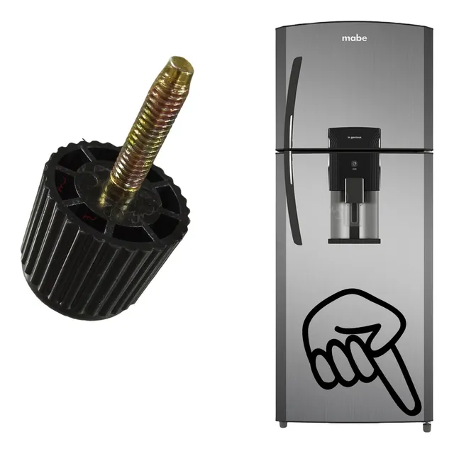 Pata O Tornillo Nivelador Original Para Neveras Mabe