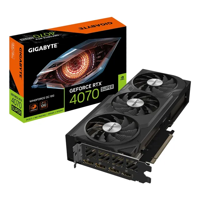 Tarjeta De Vídeo Gigabyte Geforce Rtx4070 Super Windfor 12gb