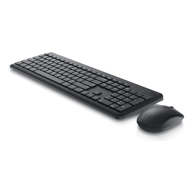 Kit Teclado Y Mouse Dell Inalambrico, Receptor Usb, Mouse Negro Teclado Negro