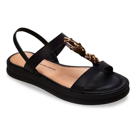 Sandalia Casual Feminina Flatform Dakota