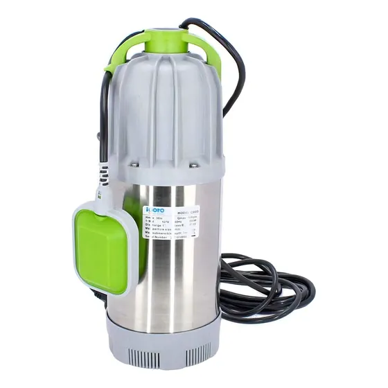 Bomba Sumergible 1hp Acero Inoxidable Q800 Con Flotador Igot
