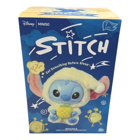 Peluche Stitch Colección Disney Miniso Labubu Stich Caja Sorpresa
