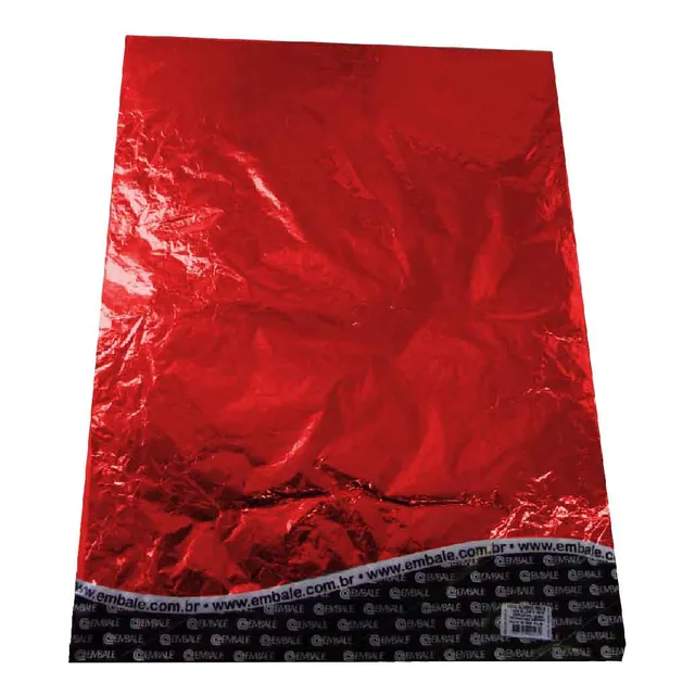 Papel Chumbo Vermelho  43,5x59 Cm  50 Uni - Embale