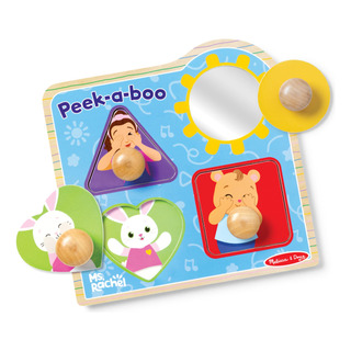 Quebra-cabeça Melissa & Doug® Sra. Rachel Peek-a-boo Com Esp Quebra-cabeça Melissa & Doug® Sra. Rachel Peek-a-boo Com Esp