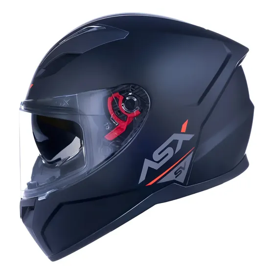 Capacete Moto Asx City Solid Sv Visor Solar Cores Cor Preto Grafite Fosco Tamanho Do Capacete 58