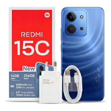 Xiaomi Redmi 15c 256gb 16gb RAM azul Dual Sim