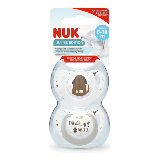 Chupete Nuk Silicona Cat Dog X2 6 A 18 Meses