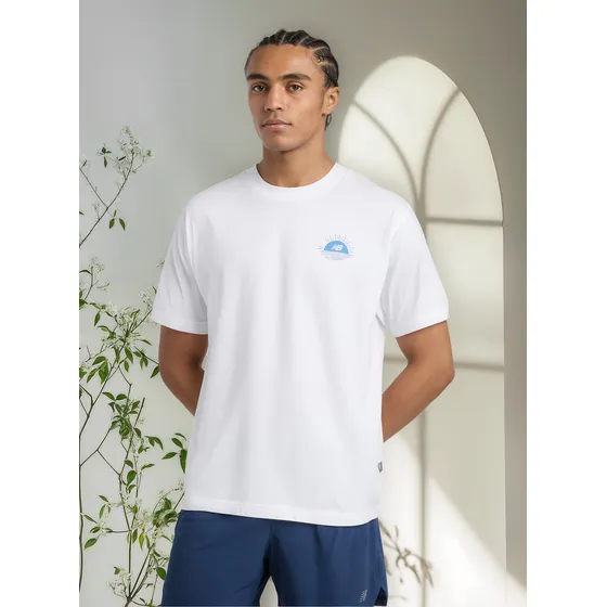 Remera New Balance De Hombre - Lobster Boat - Mt51923wt