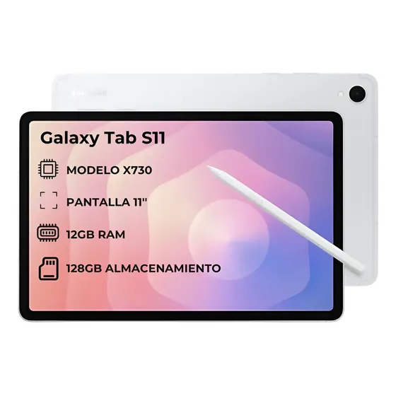 Tablet Samsung Galaxy Tab S11 11 X730 12gb 128gb Lapiz Silv