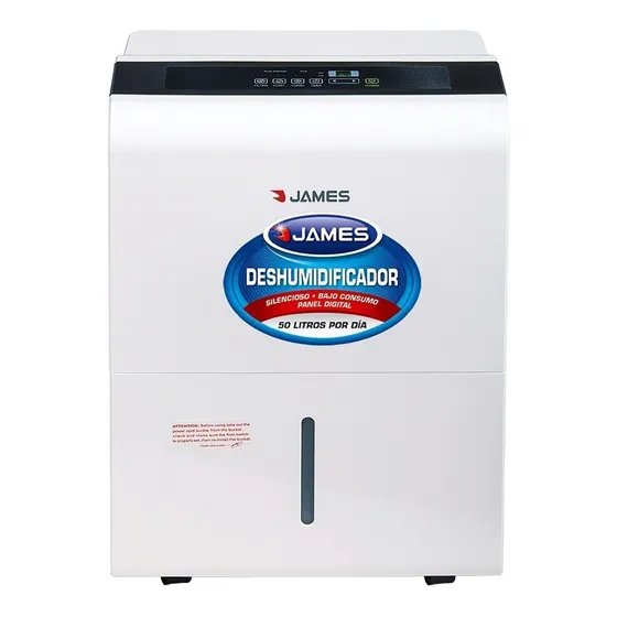 Deshumificador James Dj 50 Dp 50l/dia - Funcion Turbo Color Blanco