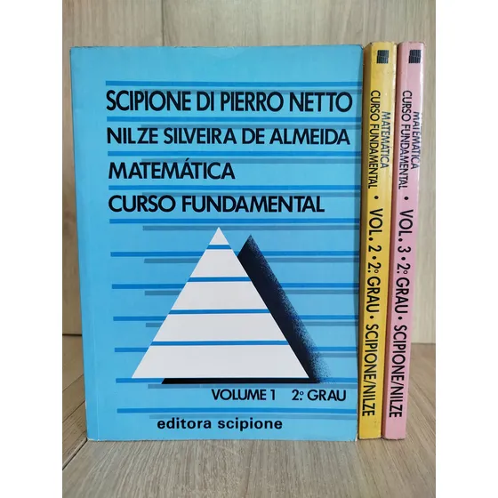Coleção Matemática Curso Fundamental - 3 Volumes