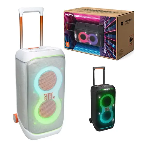 Caixa De Som Party Box 310 Bluetooth Usb Jbl Cor Preto Voltagem