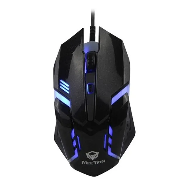 Mouse Gamer Usb Meetion Mt-m371 Retroiluminado Ergonomico