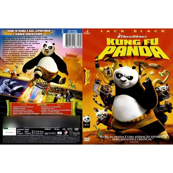 Dvd Lacrado Kung Fu Panda Com Jack Black