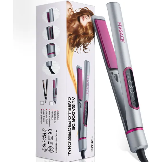 Plancha De Cabello Profesional Pantalla Digital Ultra Suave