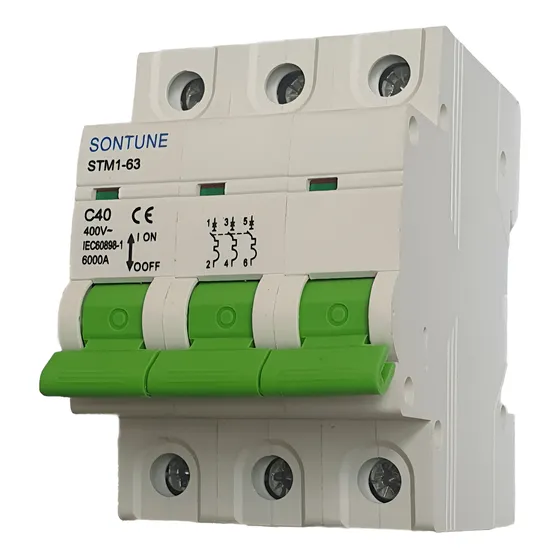 Mini Breaker Para Montar En Riel 3 Polos 40 Amperios