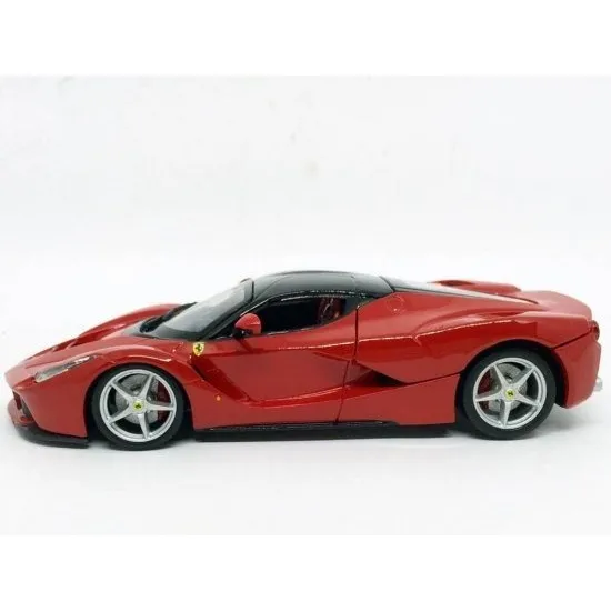 Auto a escala Bburago LaFerrari color rojo