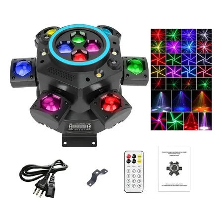 200w Moving Head Light 10 Leds Rgbw Luminação Dj Festa 127/220v
