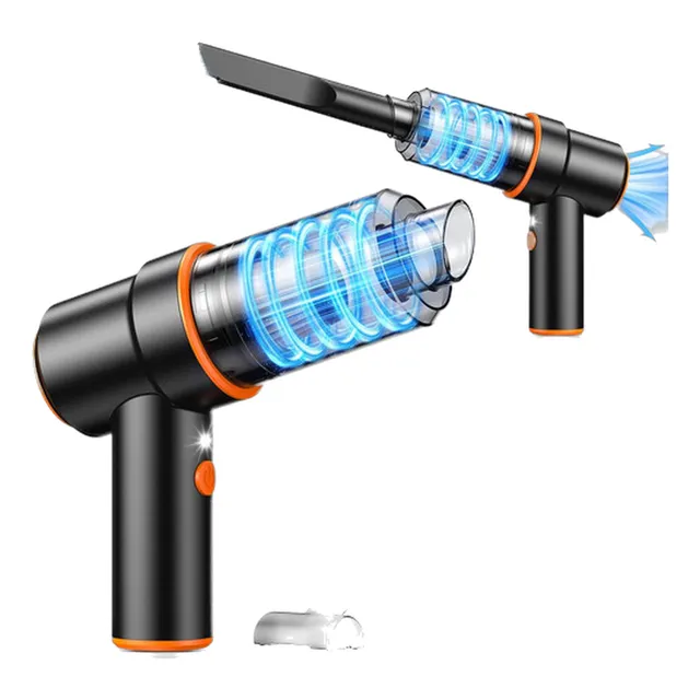Aspiradora De Mano Kmm Inalámbrica Recargable Con Luces Led