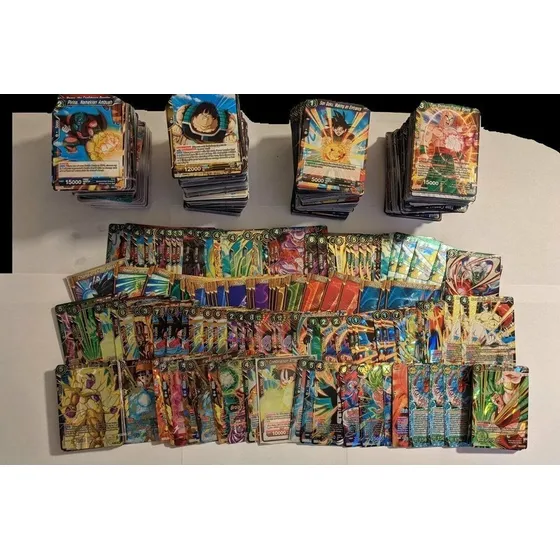 Tarjetas Cards Dragón Ball Super X 100 Cartas Bandai