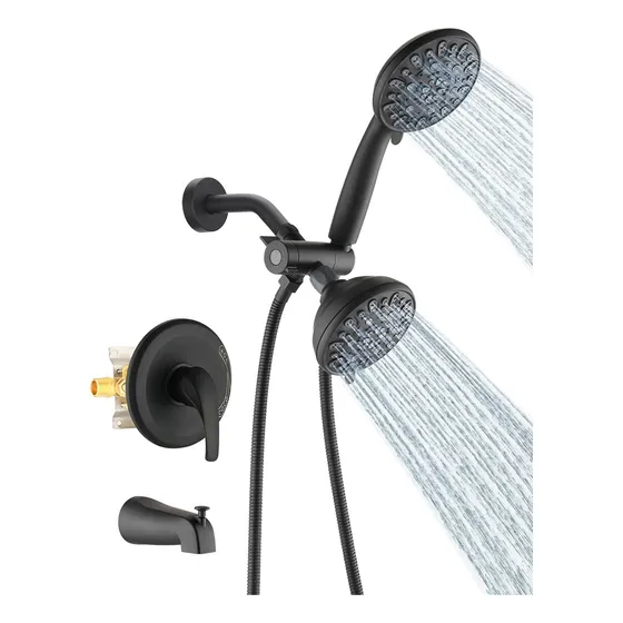 Pdpbath Juego Completo Grifo Ducha Bañera Valvula 48 Ajuste