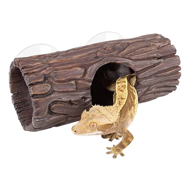 Piel De Reptil, Decoración De Tanque, Resina, Corteza De Abe