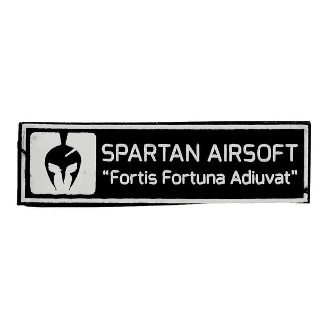 Patch Pequeno Spartan Vestuário Airsoft Velcro 5,50 X 1,50
