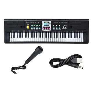 * Teclado De Piano Electrónico Digital De 61 Teclas Con 16 * Teclado De Piano Electrónico Digital De 61 Teclas Con 16