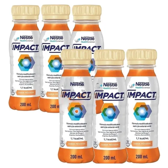 Kit Com 6 Unidades Impact (200ml) - Nestlé 