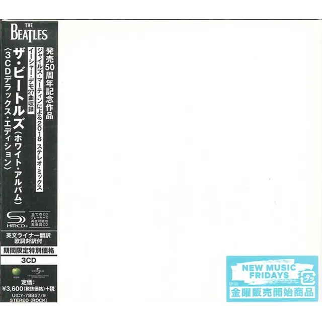 The Beatles White Album 3shm-cd Japones Obi Cd Nuevo