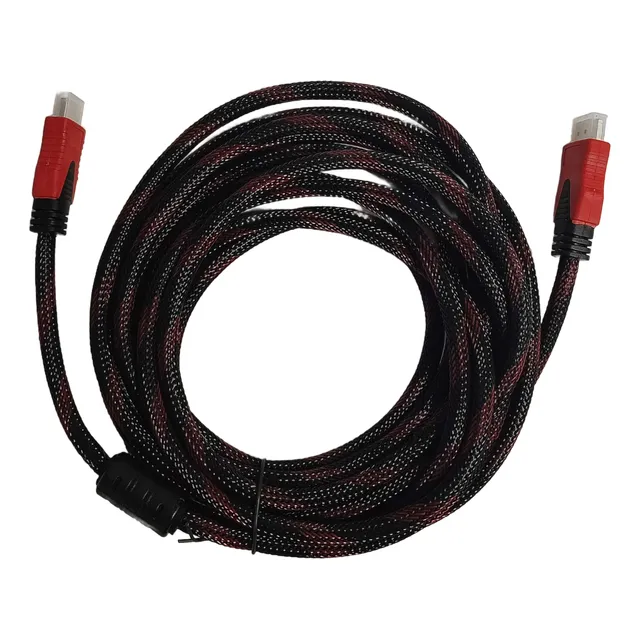 Cable Hdmi 3 Metros Full Hd Mallado 2 Filtros Led Smart Tv