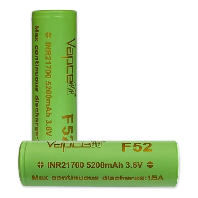 Paquete De 2 Baterias Recargables Vapcell P50 3.7v 5000mah