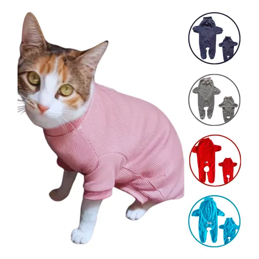 Pijama Postquirúrgica Para Gato - Unidad a $31081