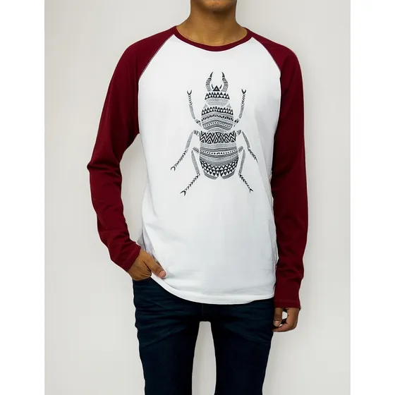 Remera Hombre Manga Ranglan Estampada Legacy