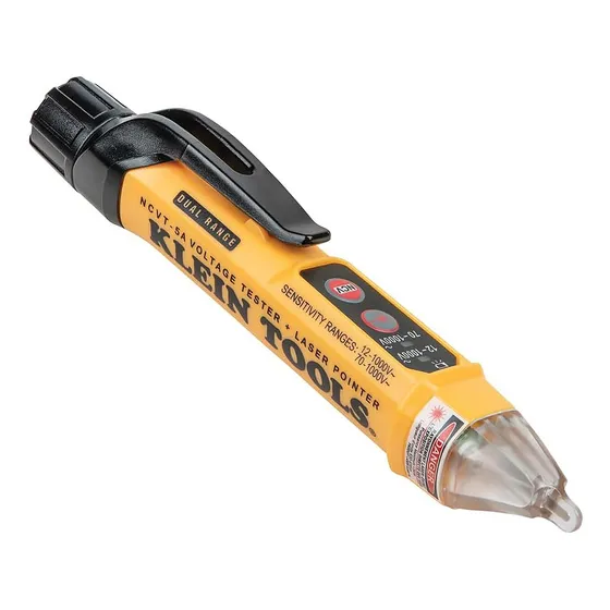 Probador Voltaje Sin Contacto De Rango Dual Con Laser Klein