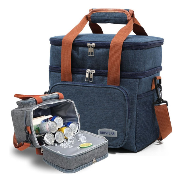 Bolsa Termica Transversal Fisicurista Treino Trabalho Viagem Cor Azul Bolsa Termica Transversal Fisicurista Treino Trabalho Viagem Cor Azul