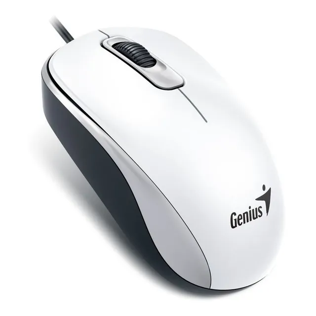 Mouse Genius DX-110 USB blanco elegante