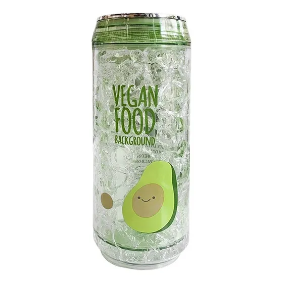 Vaso Térmico Con Hidrogel Enfriador 350 Ml Verde Vas.104
