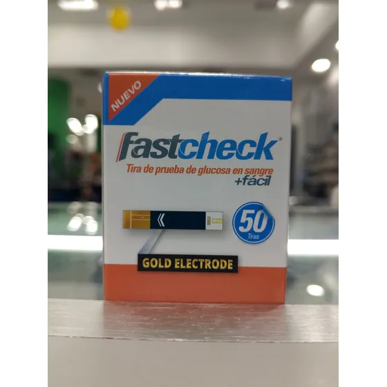 Fastcheck Tiras Gold Electrode X50
