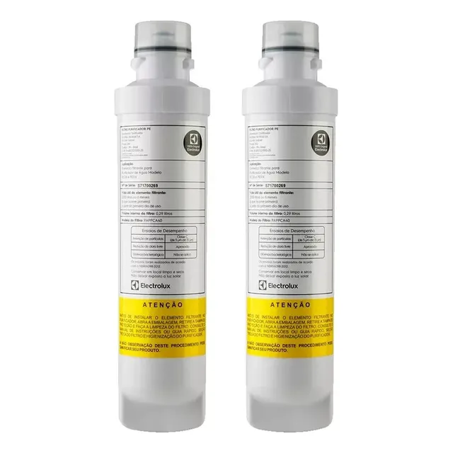 2 Peças Filtro Refil Eletrolux Pe 11b E Pe 11x Original