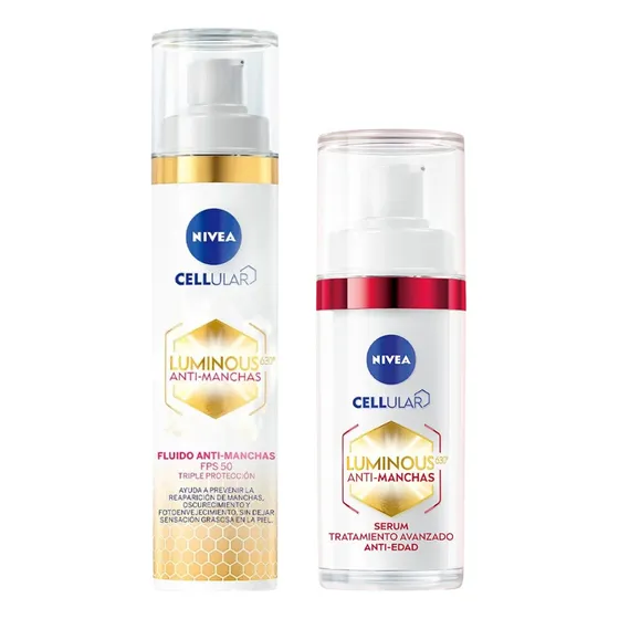 Nivea Rutina Crema De Dia Fps50 + Serum Anti Edad