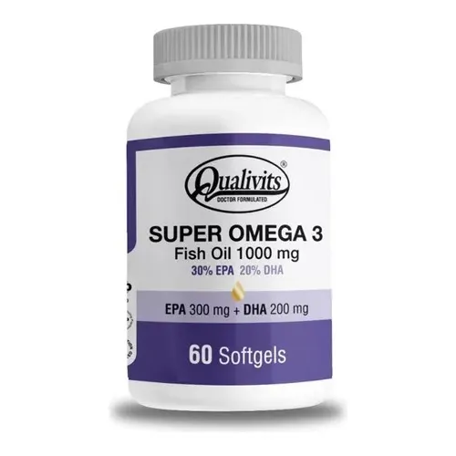 Super Omega 3 Fish Oil Qualivits® X60 Cápsulas