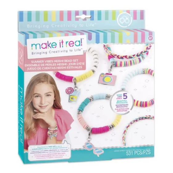 Kit De Fabricacion De Pulseras De Cuentas Heishi Estivales