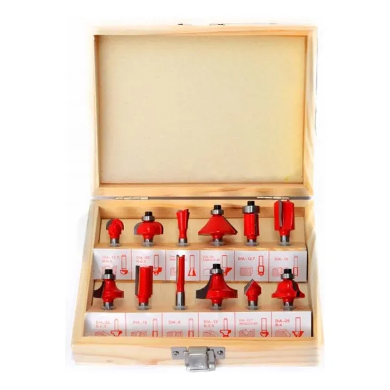 Mechas Fresadoras Para Madera Kit 12 Piezas Uyustools