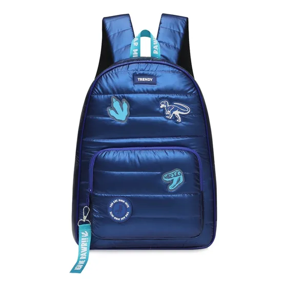 Mochila Trendy Dino 17 PuLG Escolar Infantil Niño