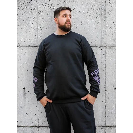 Buzo Ariel Hombre Cuello Redondo Con Frisa Talles Especiales
