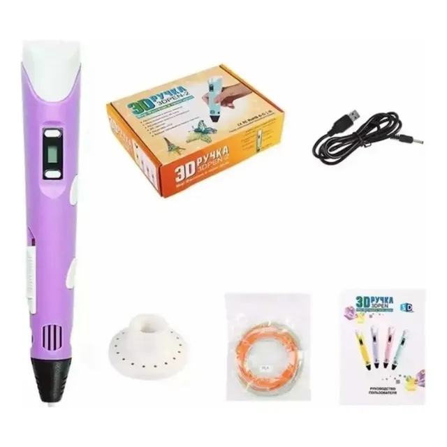 Lápiz Bolígrafo Impresora 3d + Filamentos Insumos Usb